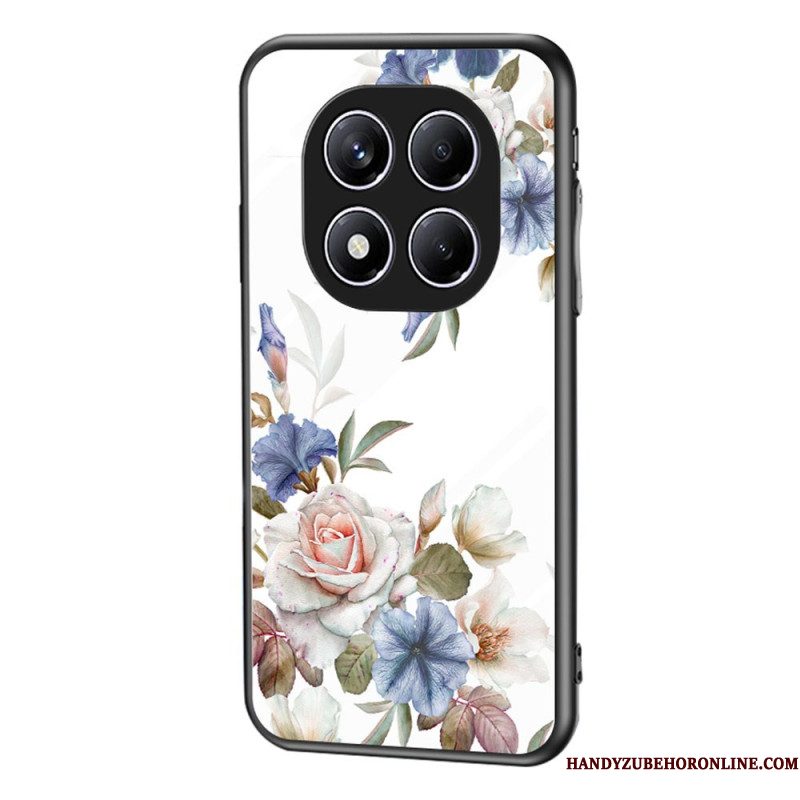 Hoesje Voor Xiaomi Redmi Note 14 Pro 4g Bloemen Gehard Glas
