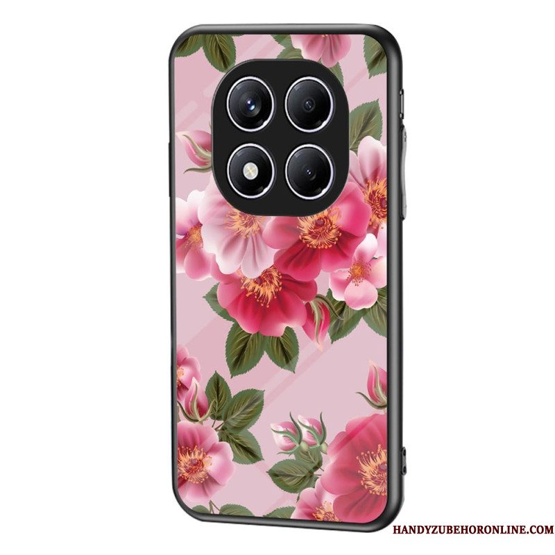 Hoesje Voor Xiaomi Redmi Note 14 Pro 4g Bloemen Gehard Glas