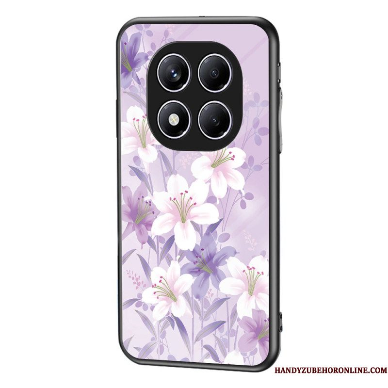 Hoesje Voor Xiaomi Redmi Note 14 Pro 4g Bloemen Gehard Glas