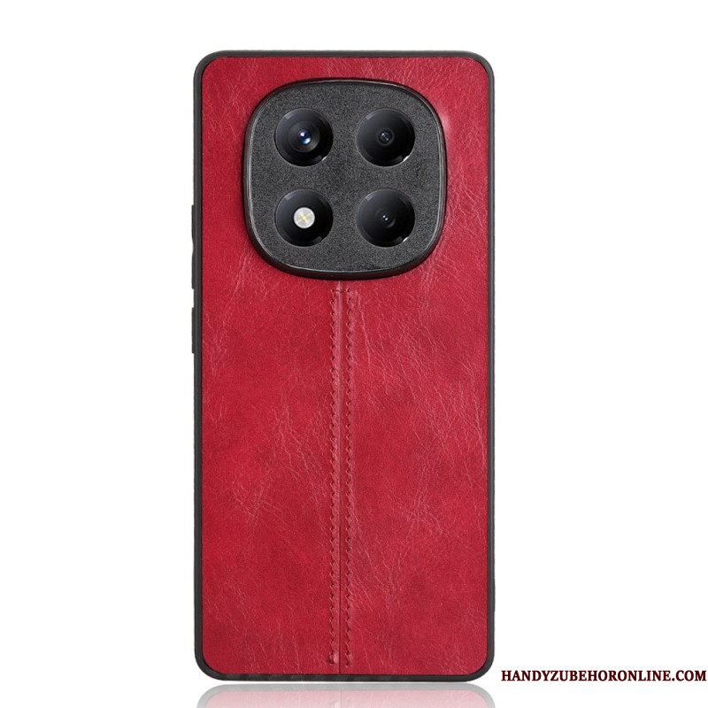 Hoesje Voor Xiaomi Redmi Note 14 Pro 4g Leerlook Stiksels