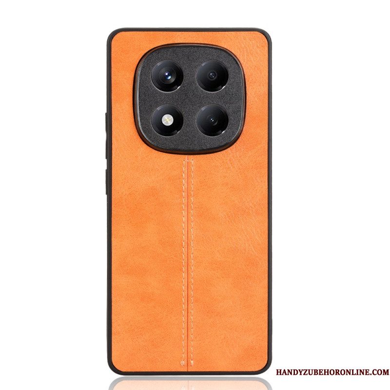 Hoesje Voor Xiaomi Redmi Note 14 Pro 4g Leerlook Stiksels