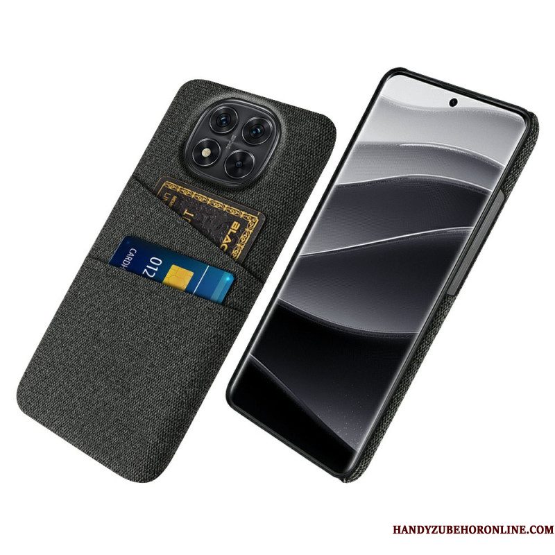 Hoesje Voor Xiaomi Redmi Note 14 Pro 5g Stoffen Kaarthouder