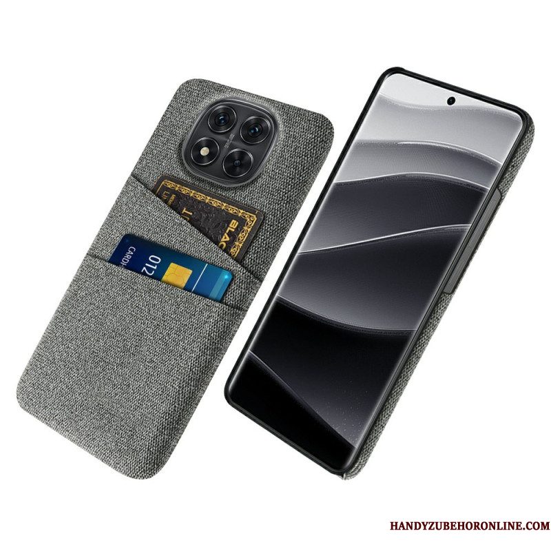 Hoesje Voor Xiaomi Redmi Note 14 Pro 5g Stoffen Kaarthouder