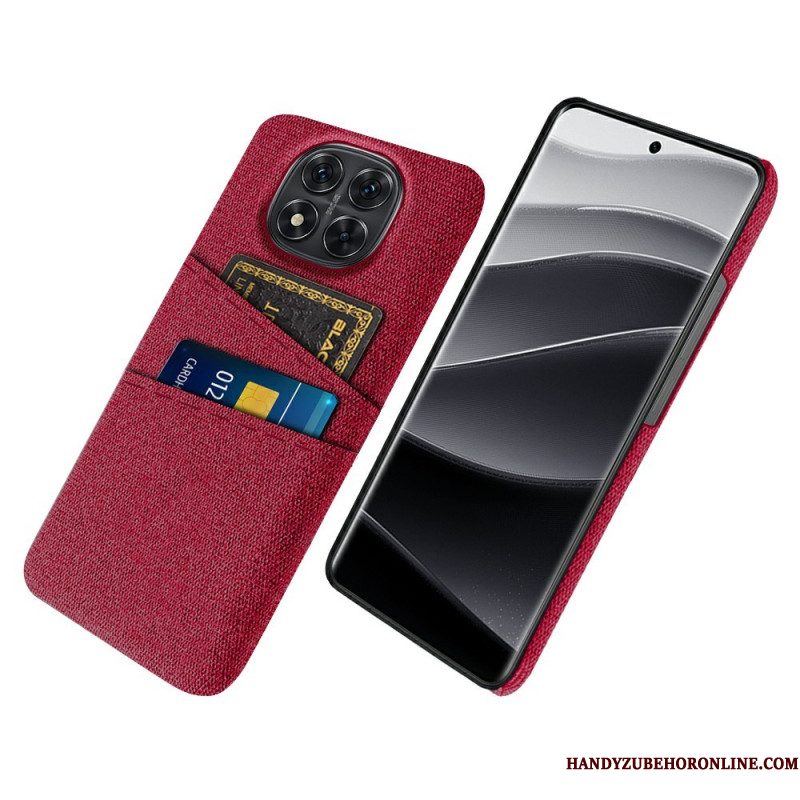 Hoesje Voor Xiaomi Redmi Note 14 Pro 5g Stoffen Kaarthouder