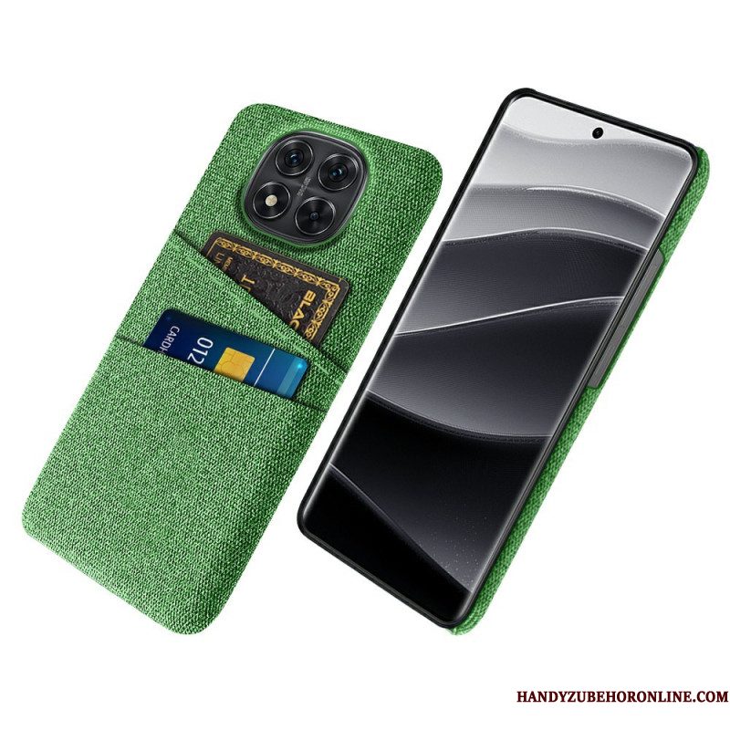 Hoesje Voor Xiaomi Redmi Note 14 Pro 5g Stoffen Kaarthouder