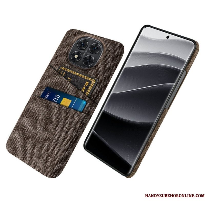 Hoesje Voor Xiaomi Redmi Note 14 Pro 5g Stoffen Kaarthouder