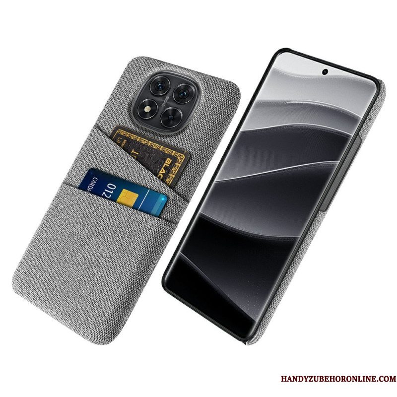 Hoesje Voor Xiaomi Redmi Note 14 Pro 5g Stoffen Kaarthouder