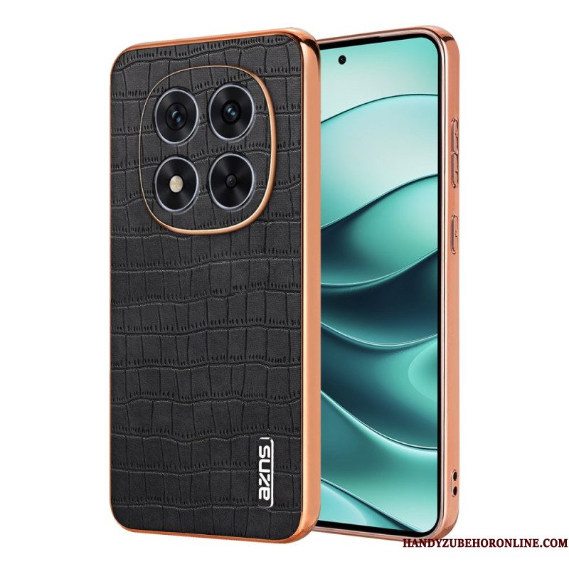 Hoesje Voor Xiaomi Redmi Note 14 Pro Plus 5g Azns Krokodillenleerstructuur