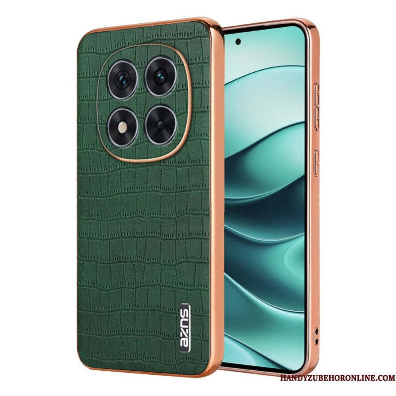 Hoesje Voor Xiaomi Redmi Note 14 Pro Plus 5g Azns Krokodillenleerstructuur