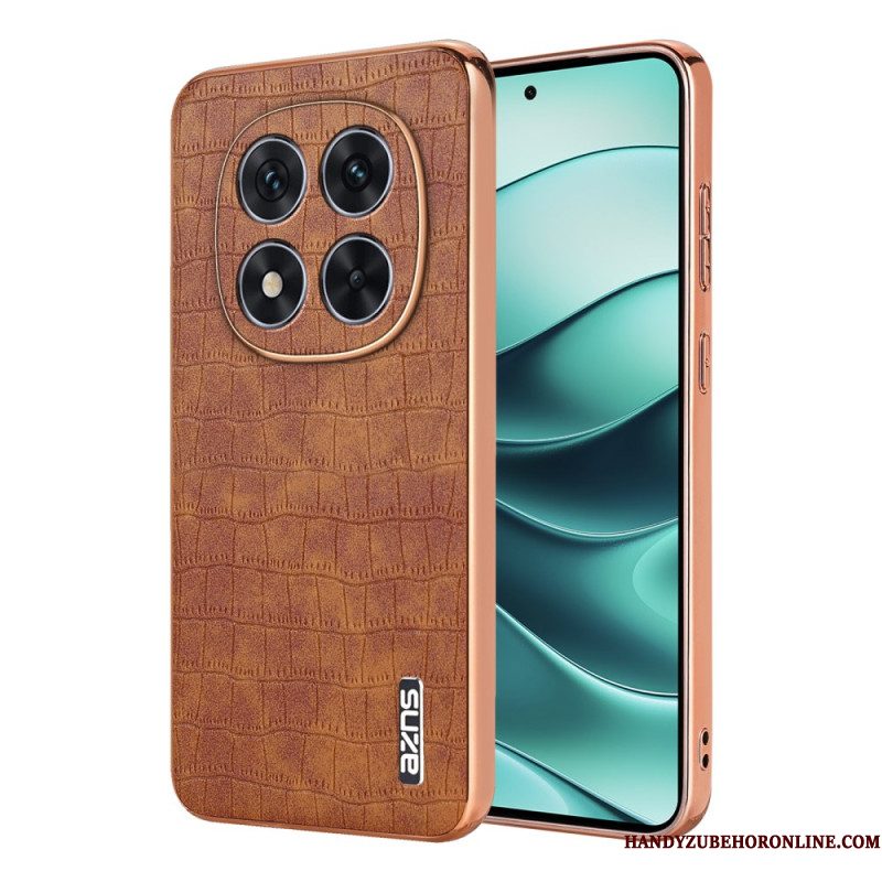Hoesje Voor Xiaomi Redmi Note 14 Pro Plus 5g Azns Krokodillenleerstructuur