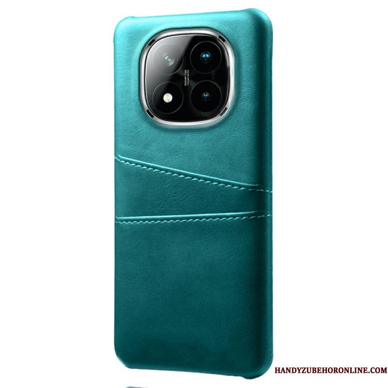 Hoesje Voor Xiaomi Redmi Note 14 Pro Plus 5g Kaarthouder Met Lederlook