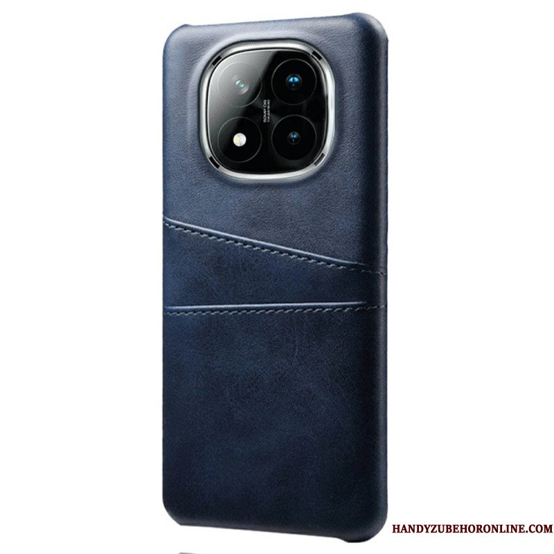 Hoesje Voor Xiaomi Redmi Note 14 Pro Plus 5g Kaarthouder Met Lederlook