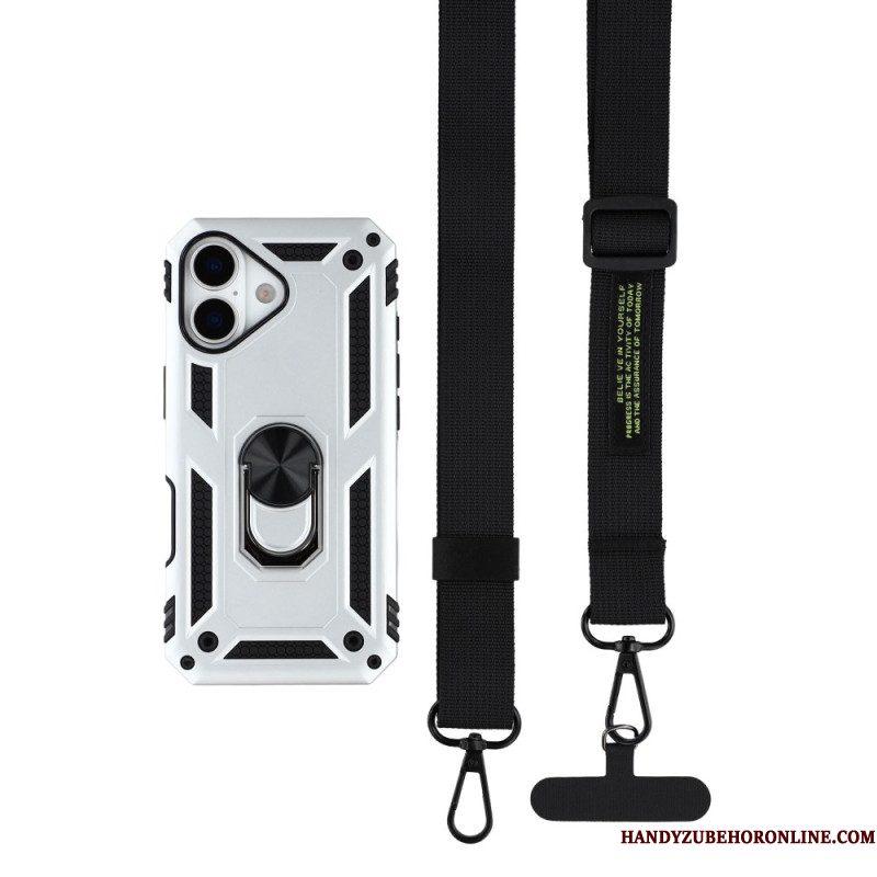 Hoesje Voor iPhone 17 Bescherming Van Militaire Kwaliteit Met Schouderriem