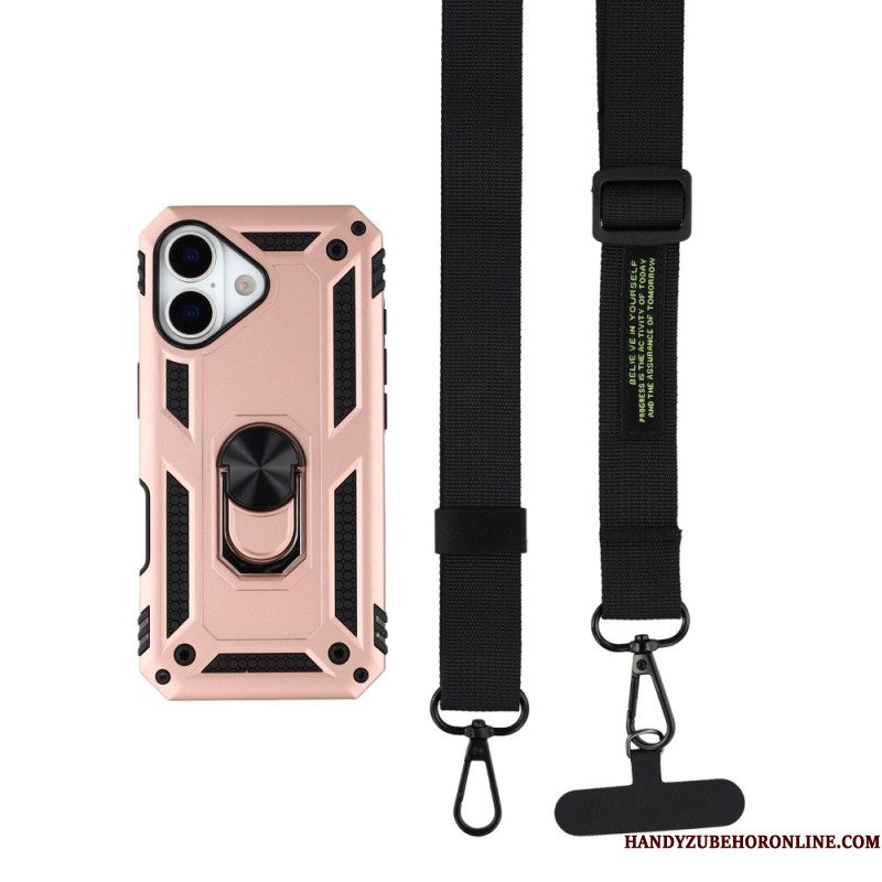 Hoesje Voor iPhone 17 Bescherming Van Militaire Kwaliteit Met Schouderriem