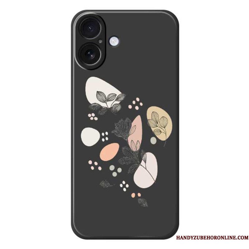 Hoesje Voor iPhone 17 Getekende Bladeren