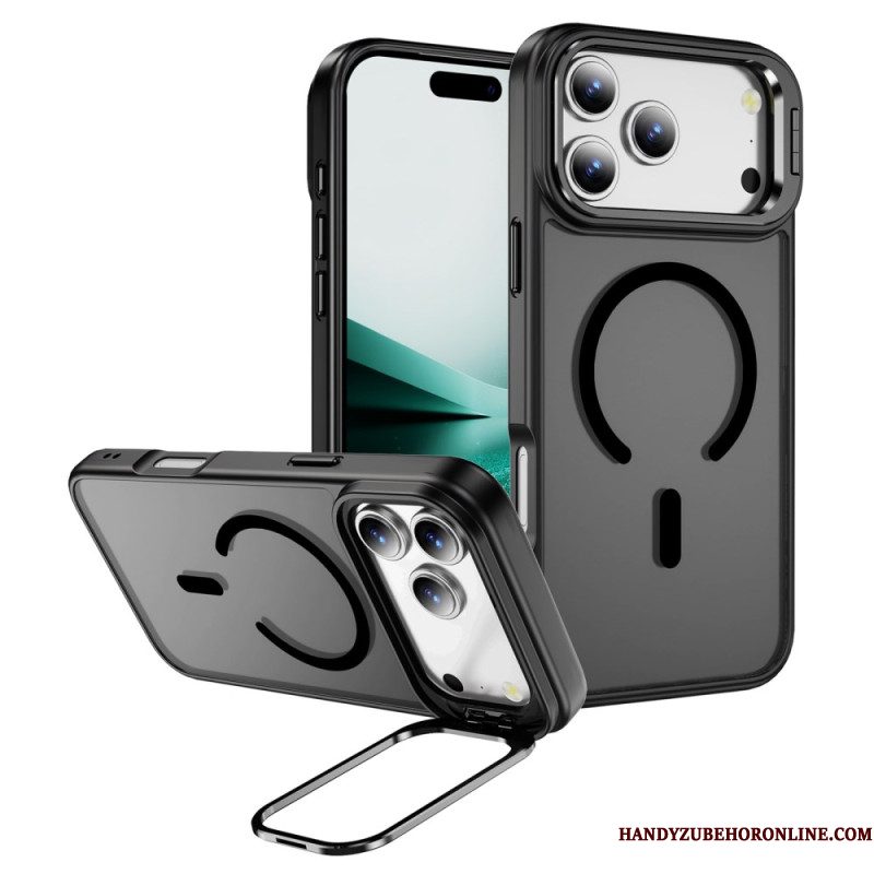 Hoesje Voor iPhone 17 Pro Max Magnetische Houder Met Matte Lens