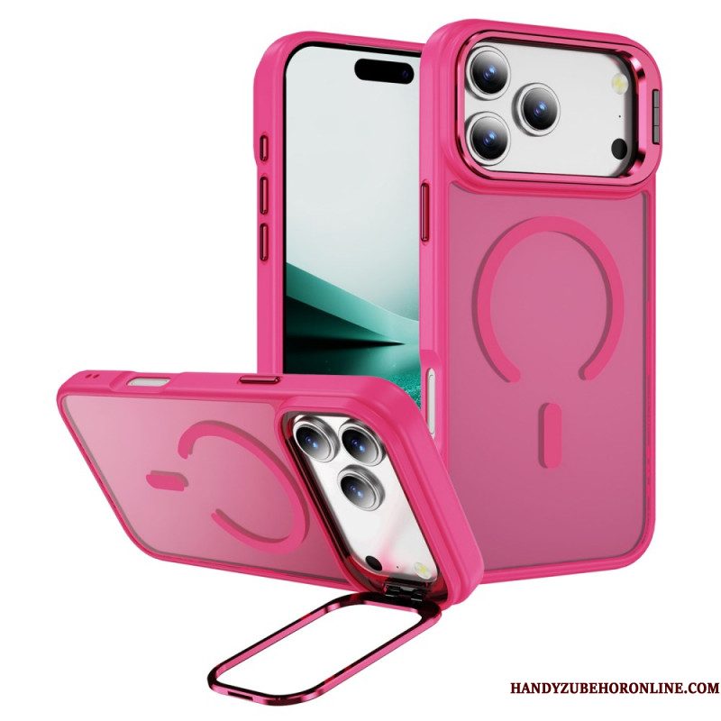 Hoesje Voor iPhone 17 Pro Max Magnetische Houder Met Matte Lens