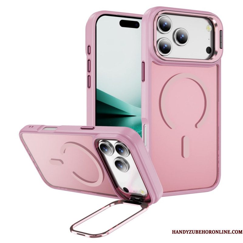 Hoesje Voor iPhone 17 Pro Max Magnetische Houder Met Matte Lens