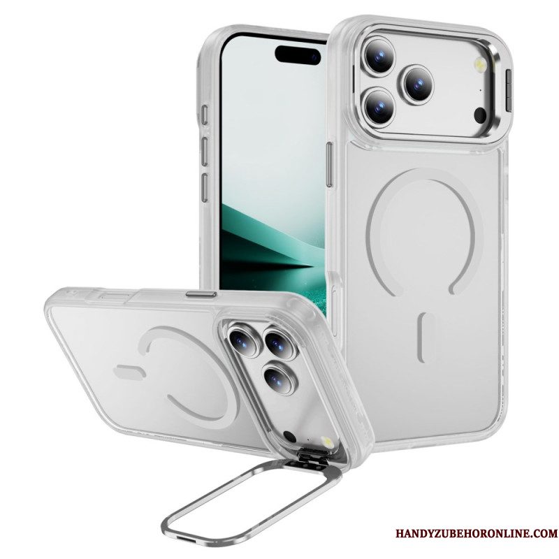 Hoesje Voor iPhone 17 Pro Max Magnetische Houder Met Matte Lens