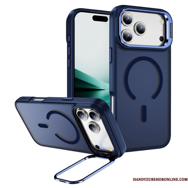 Hoesje Voor iPhone 17 Pro Max Magnetische Houder Met Matte Lens