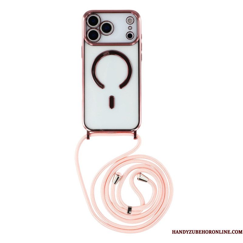 Hoesje Voor iPhone 17 Pro Max Magsafe-koord Transparant