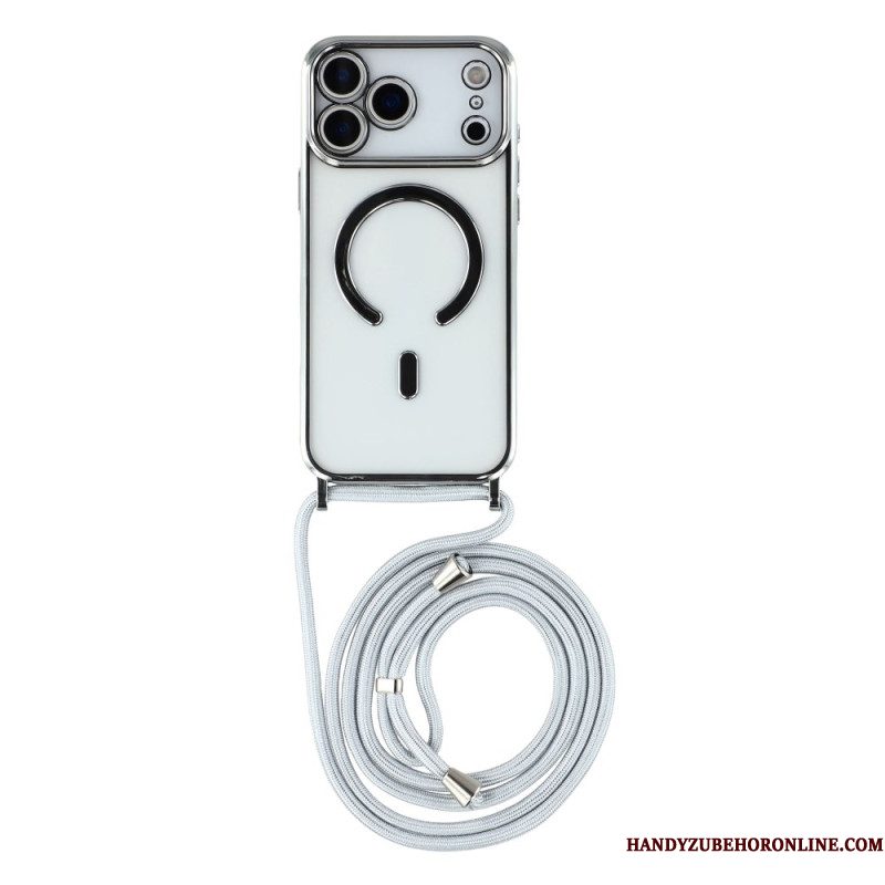 Hoesje Voor iPhone 17 Pro Max Magsafe-koord Transparant