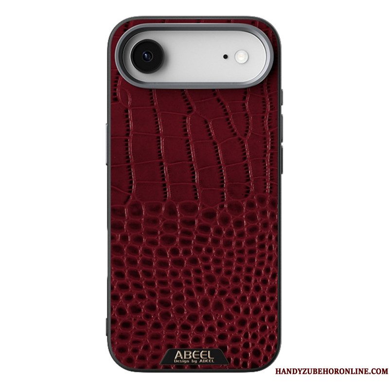 Hoesje Voor iPhone Air Magsafe-compatibel Met Krokodillenprint Abeel