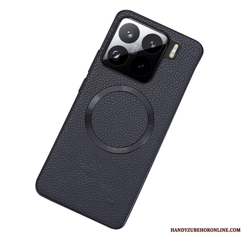 Hoesje Xiaomi 15 Magsafe-compatibel Kunstleer Met Textuur Bescherming Hoesje