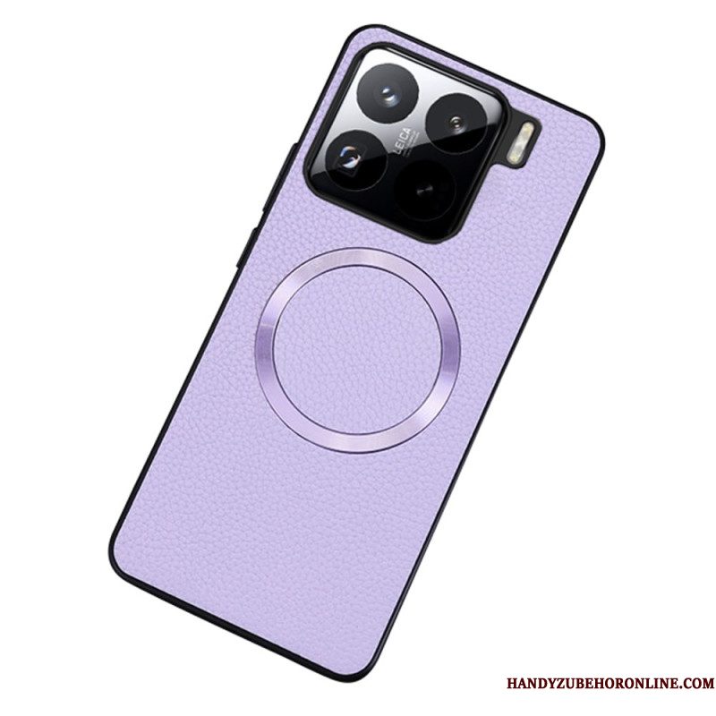 Hoesje Xiaomi 15 Magsafe-compatibel Kunstleer Met Textuur Bescherming Hoesje