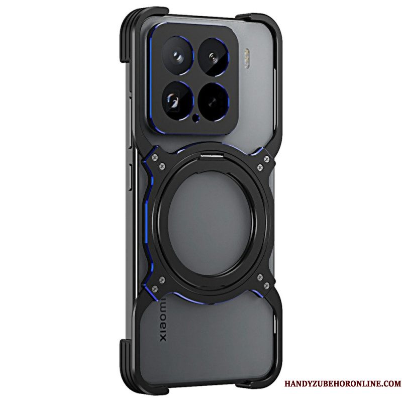 Hoesje Xiaomi 15 Metalen Standaard En Bumper Bescherming Hoesje
