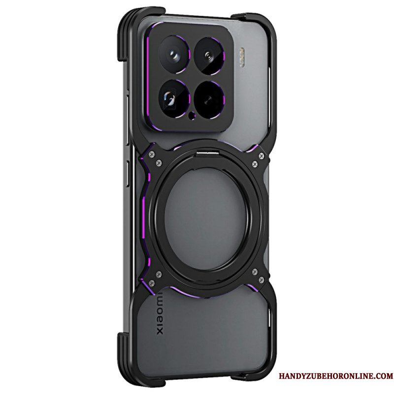 Hoesje Xiaomi 15 Metalen Standaard En Bumper Bescherming Hoesje