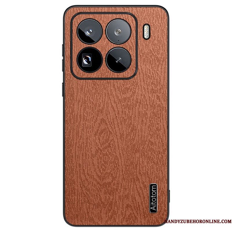 Hoesje Xiaomi 15 Pro Houtnerf Bescherming Hoesje