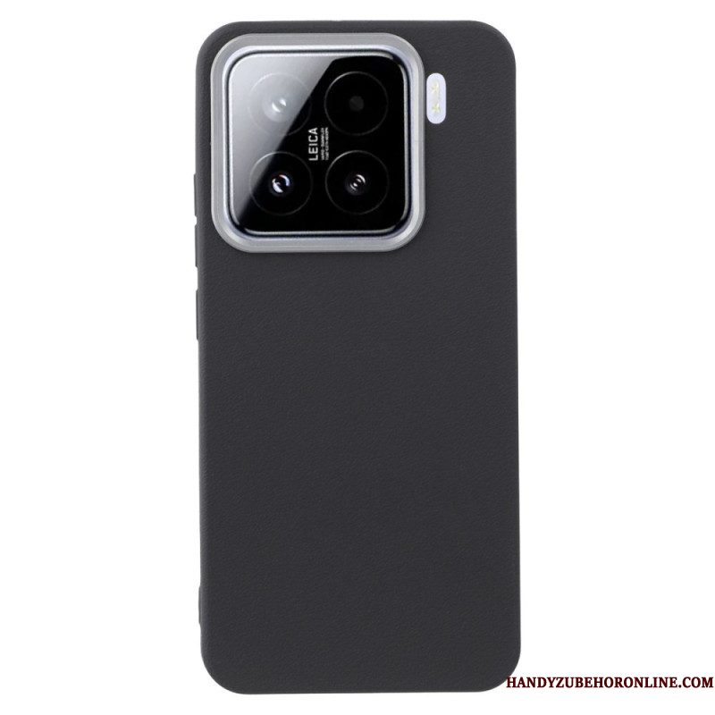 Hoesje Xiaomi 15 Pro Imitatieleer Textuur Bescherming Hoesje