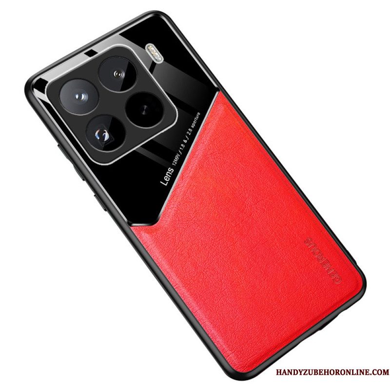 Hoesje Xiaomi 15 Pro Ultradun Imitatieleer Bescherming Hoesje