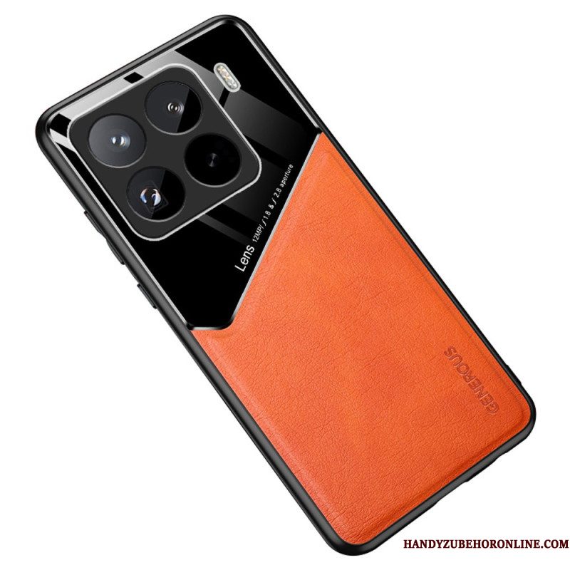 Hoesje Xiaomi 15 Pro Ultradun Imitatieleer Bescherming Hoesje