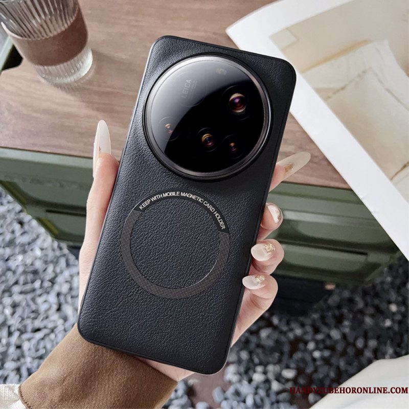 Hoesje Xiaomi 15 Ultra Compatibel Met Magsafe Leerlook