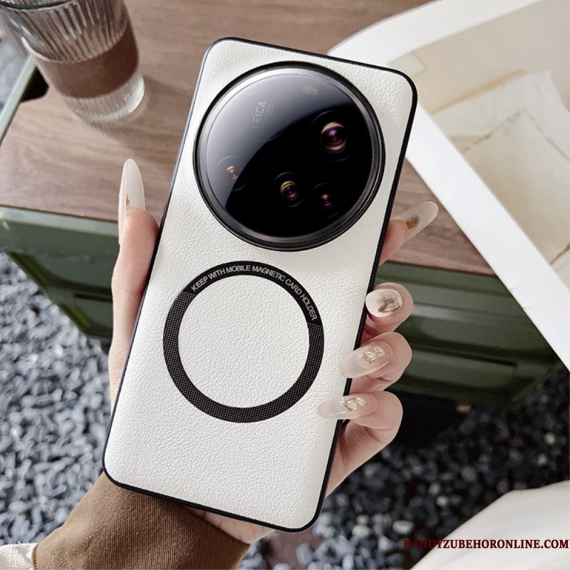 Hoesje Xiaomi 15 Ultra Compatibel Met Magsafe Leerlook
