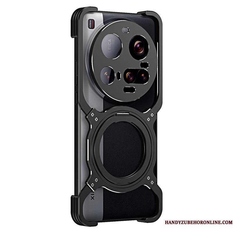 Hoesje Xiaomi 15 Ultra Magnetische Standaard En Bumper Bescherming Hoesje