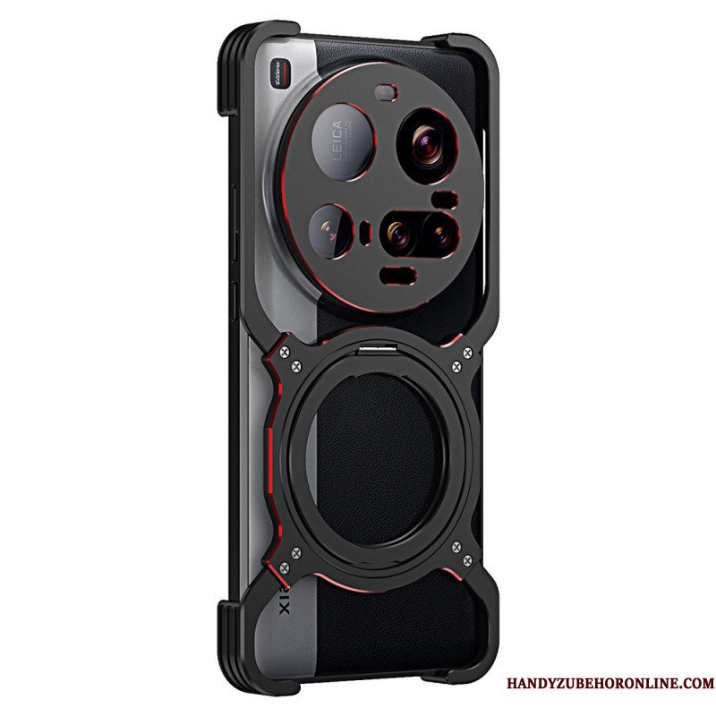Hoesje Xiaomi 15 Ultra Magnetische Standaard En Bumper Bescherming Hoesje