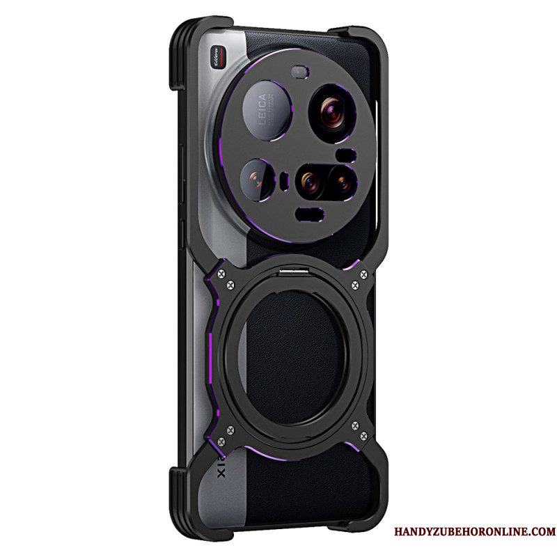 Hoesje Xiaomi 15 Ultra Magnetische Standaard En Bumper Bescherming Hoesje