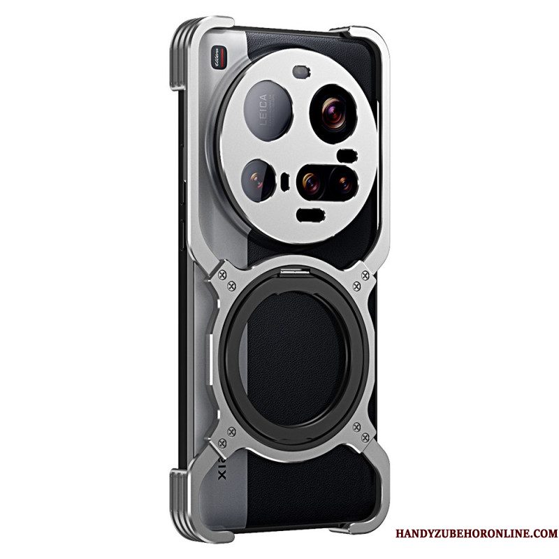 Hoesje Xiaomi 15 Ultra Magnetische Standaard En Bumper Bescherming Hoesje
