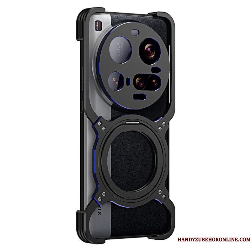 Hoesje Xiaomi 15 Ultra Magnetische Standaard En Bumper Bescherming Hoesje
