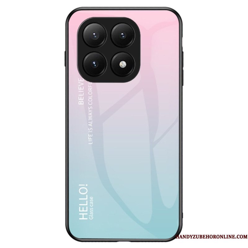 Hoesje Xiaomi 15t Gehard Glas Hallo Bescherming Hoesje
