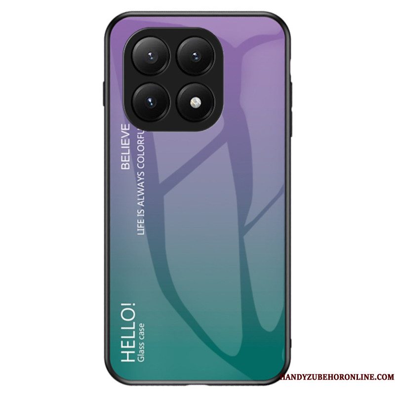 Hoesje Xiaomi 15t Gehard Glas Hallo Bescherming Hoesje