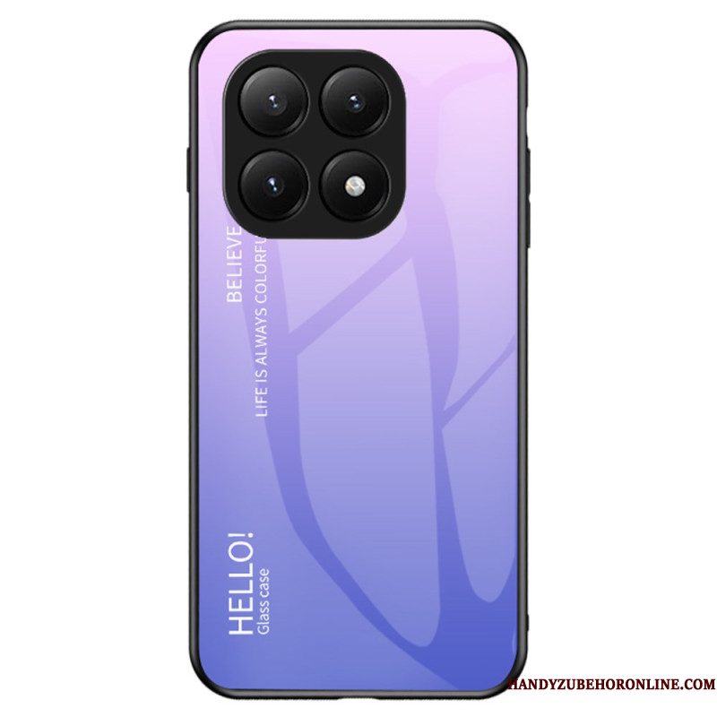 Hoesje Xiaomi 15t Gehard Glas Hallo Bescherming Hoesje
