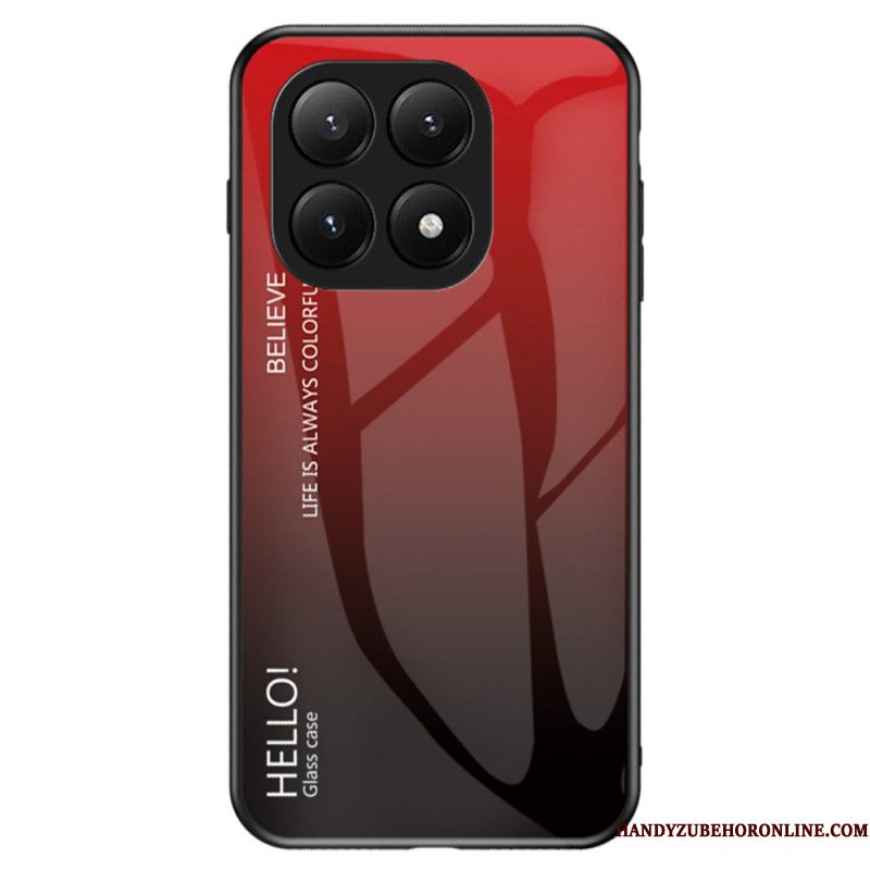 Hoesje Xiaomi 15t Gehard Glas Hallo Bescherming Hoesje