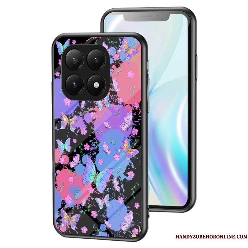 Hoesje Xiaomi 15t Gehard Glas Vlinders