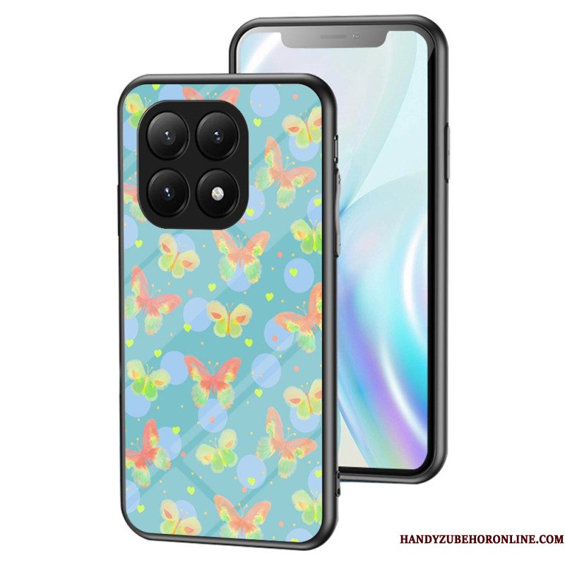 Hoesje Xiaomi 15t Gehard Glas Vlinders
