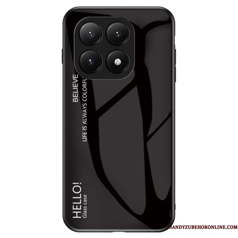 Hoesje Xiaomi 15t Pro Gehard Glas Met Hello-effect