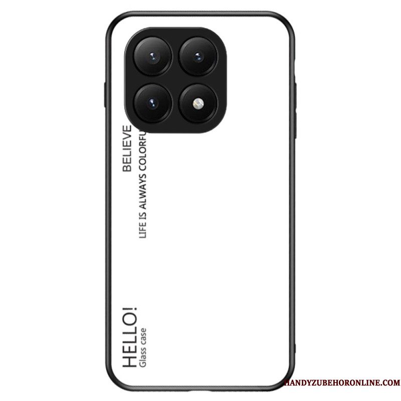 Hoesje Xiaomi 15t Pro Gehard Glas Met Hello-effect